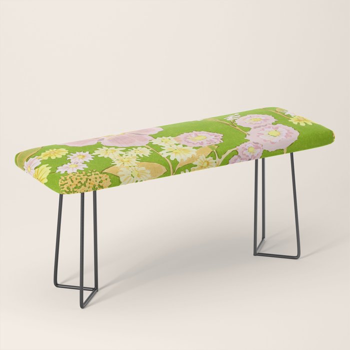 Grandma's Flowers (Green) Bench Gallery Image 1