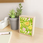 Grandma's Flowers (Green) Mini Art Print Gallery Image 2