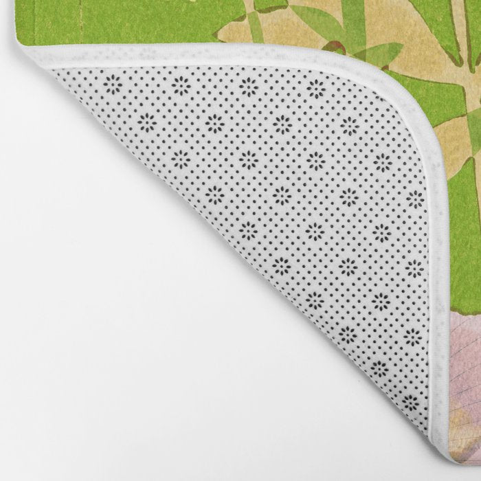 Grandma's Flowers (Green) Bath Mat Gallery Image 2