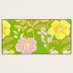 Grandma's Flowers (Green) Desk Mat Gallery Image 3