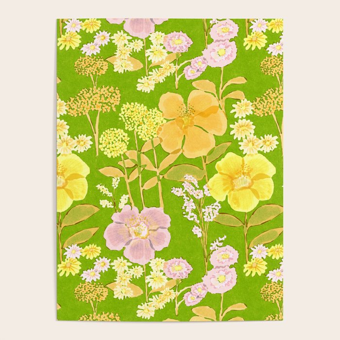 Grandma's Flowers (Green) Poster Gallery Image 4