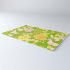 Grandma's Flowers (Green) Rug Gallery Image 3