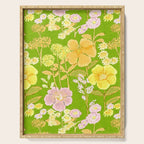 Grandma's Flowers (Green) Serving Tray Gallery Image 1