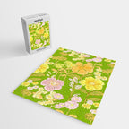 Grandma's Flowers (Green) Jigsaw Puzzle Gallery Image 2