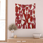 CRIMSON RUBY Wall Tapestry Gallery Image 2