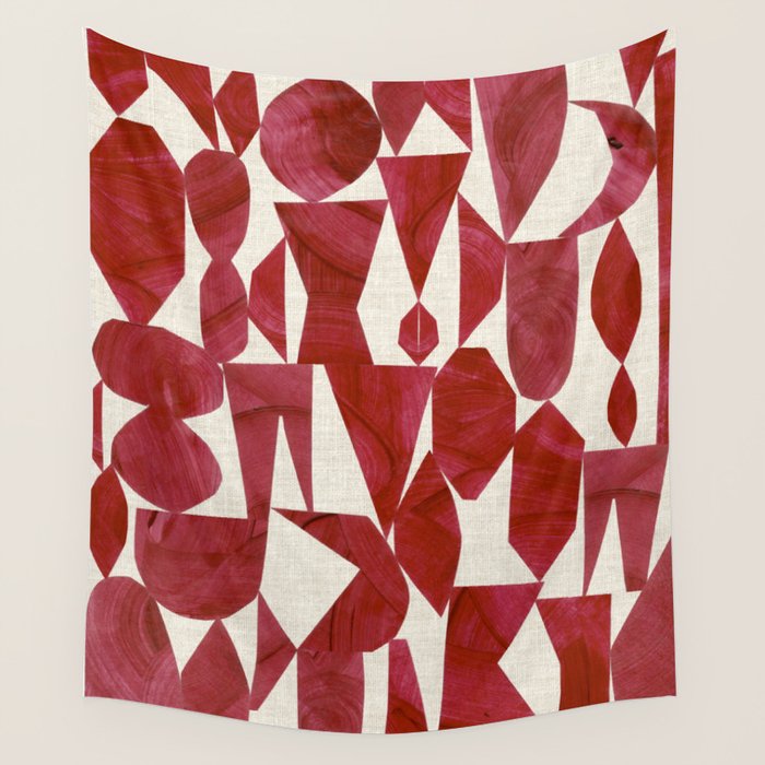 CRIMSON RUBY Wall Tapestry Gallery Image 1