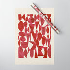 CRIMSON RUBY Wrapping Paper Gallery Image 1