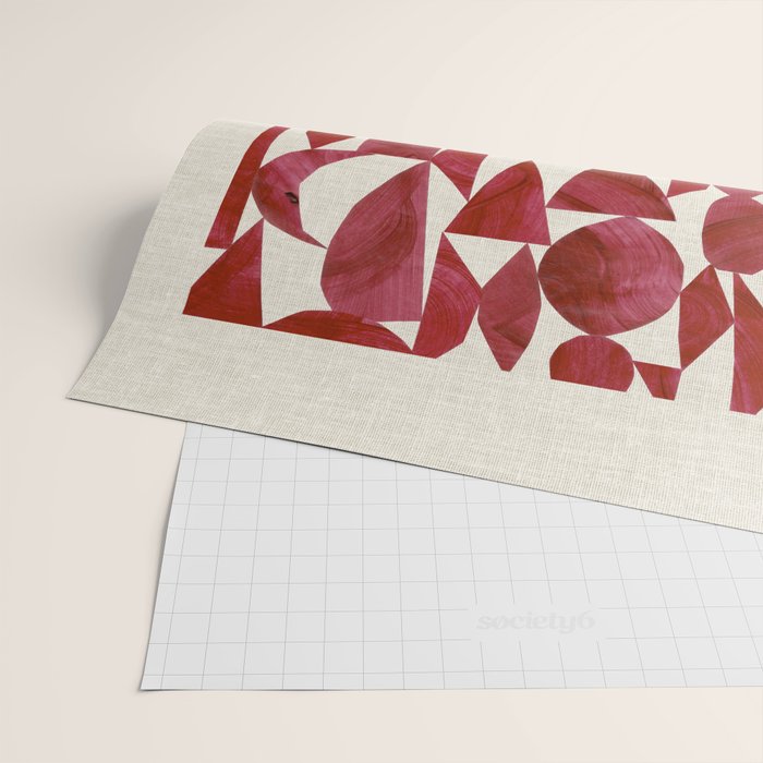 CRIMSON RUBY Wrapping Paper Gallery Image 2