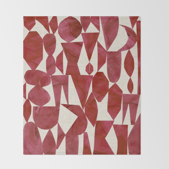 CRIMSON RUBY Throw Blanket Gallery Image 2
