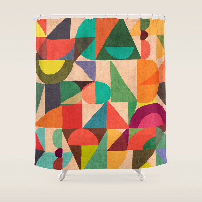 Color Field Shower Curtain Gallery Image 1