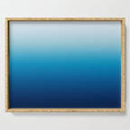 Sky and Ocean Blue Ombre Serving Tray Gallery Image 1