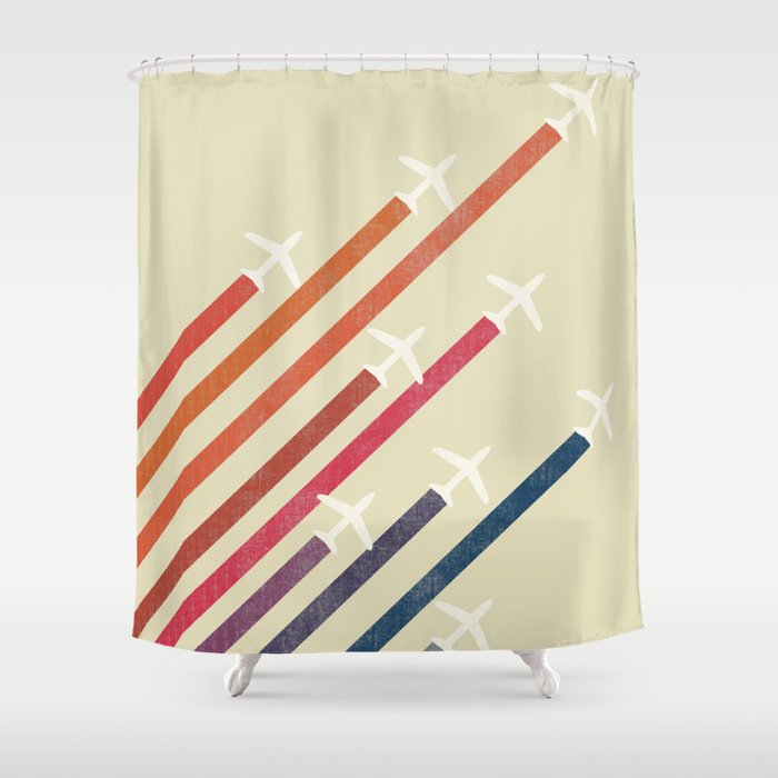 Aerial display (ver.2) Shower Curtain Gallery Image 1