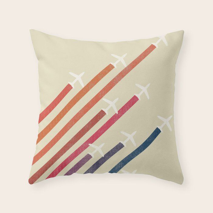 Aerial display (ver.2) Throw Pillow Gallery Image 6