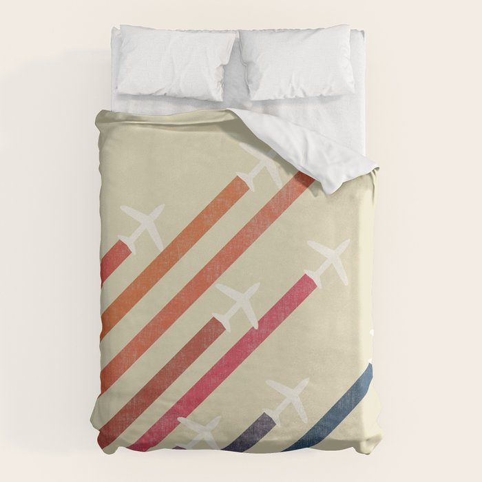 Aerial display (ver.2) Duvet Cover Gallery Image 6