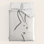 Zen Snow Bunny Duvet Cover Gallery Image 6