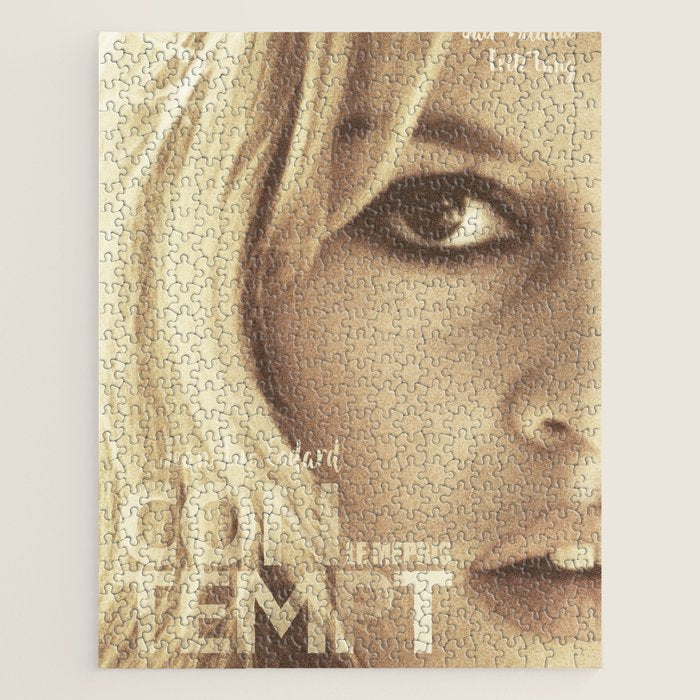 Brigitte Bardot, Contempt, Movie Poster, Le Mepris, Jean-Luc Godard, Fritz Lang, Jigsaw Puzzle Gallery Image 1