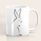 Zen Snow Bunny Coffee Mug Gallery Image 1