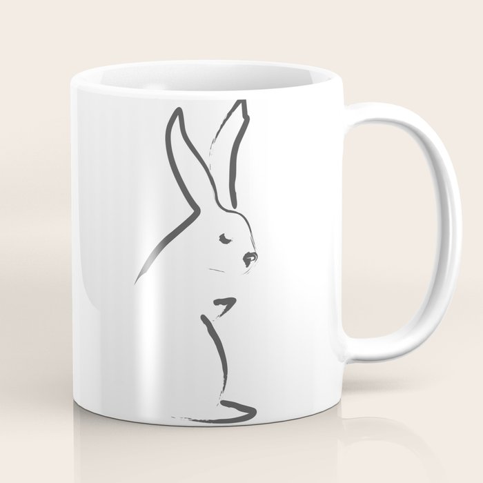 Zen Snow Bunny Coffee Mug Gallery Image 1
