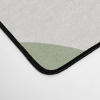 Sage Green Wispy Leaves Contemporary Abstract Botanical Pattern Desk Mat Gallery Image 4
