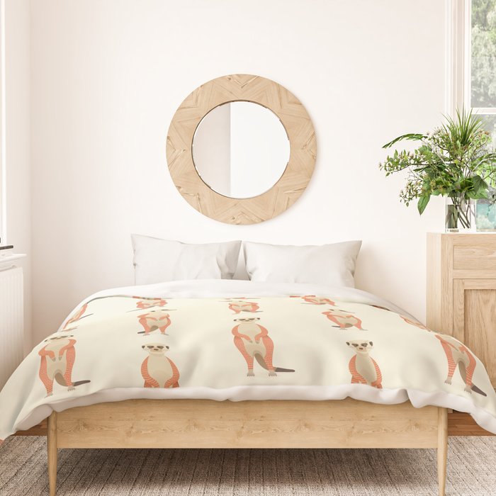 Whimsical Meerkats Duvet Cover Gallery Image 3