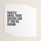 Hustle until your haters ask if you're hiring Wrapping Paper Gallery Image 3