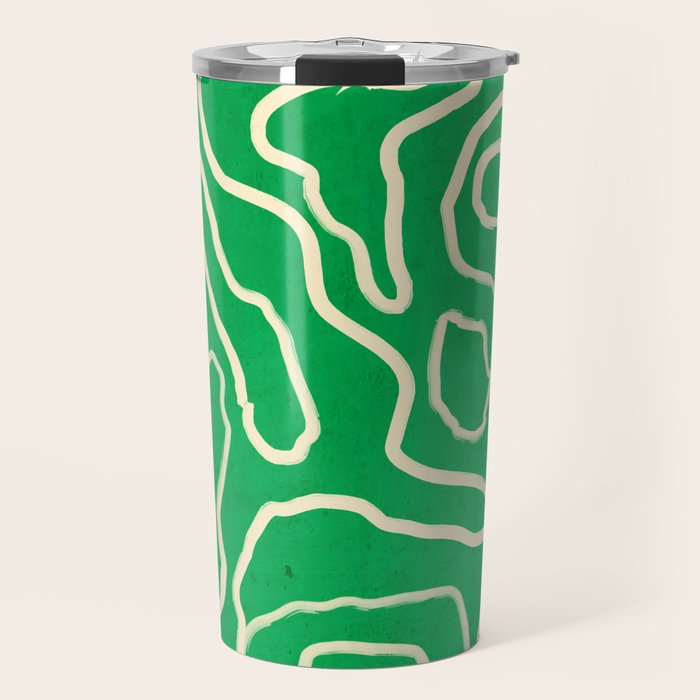 Abstract line art 151 Travel Mug Gallery Image 1