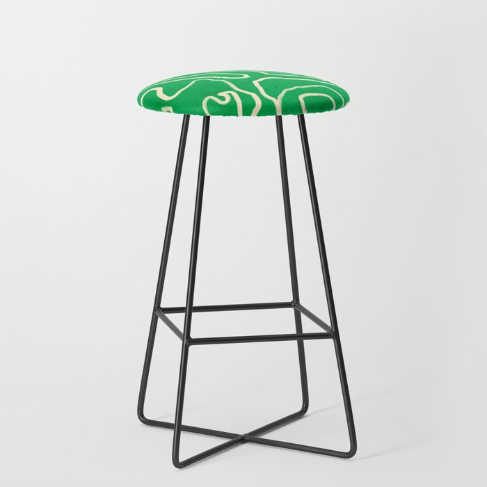 Abstract line art 151 Stool Gallery Image 1
