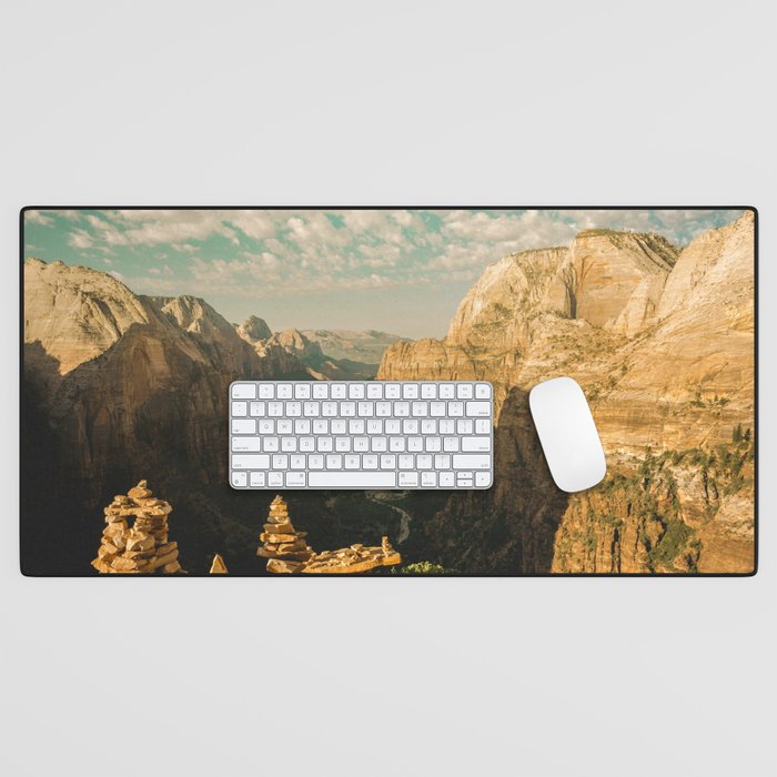 Zion Mornings - National Parks Nature Photography Desk Mat Gallery Image 1