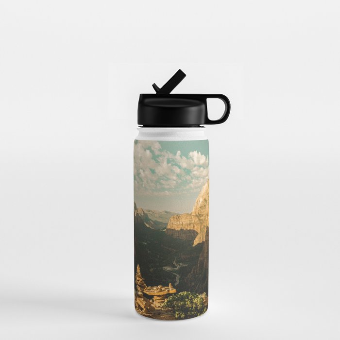 Zion Mornings - National Parks Nature Photography Water Bottle Gallery Image 1
