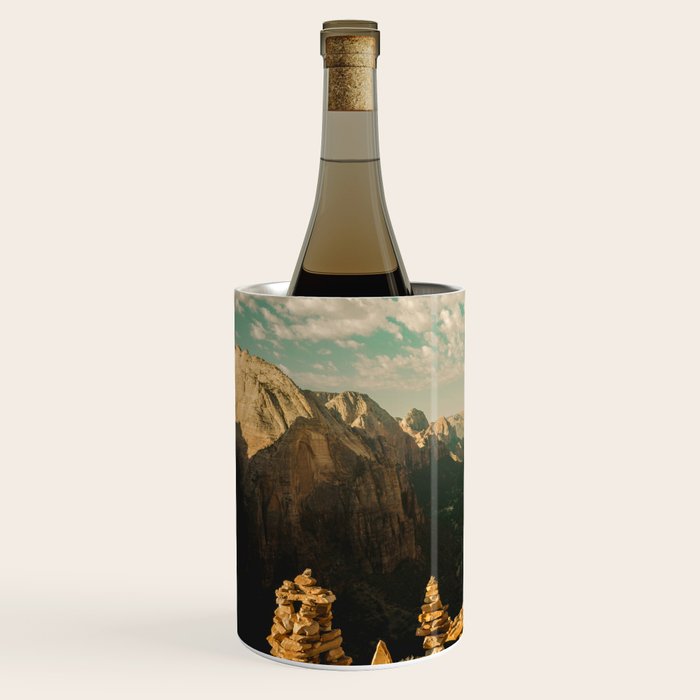 Zion Mornings - National Parks Nature Photography Wine Chiller Gallery Image 2