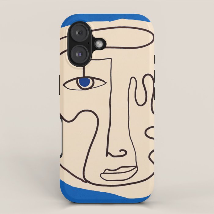 Abstract Face 49 iPhone Case Gallery Image 1
