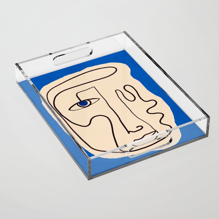 Abstract Face 49 Acrylic Tray Gallery Image 1