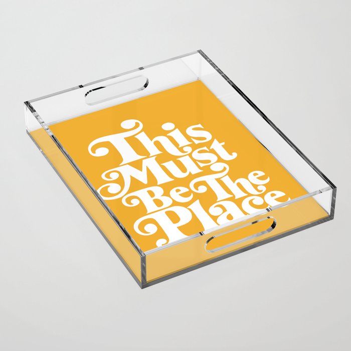 This Must Be The Place - Yellow Palette Acrylic Tray Gallery Image 1