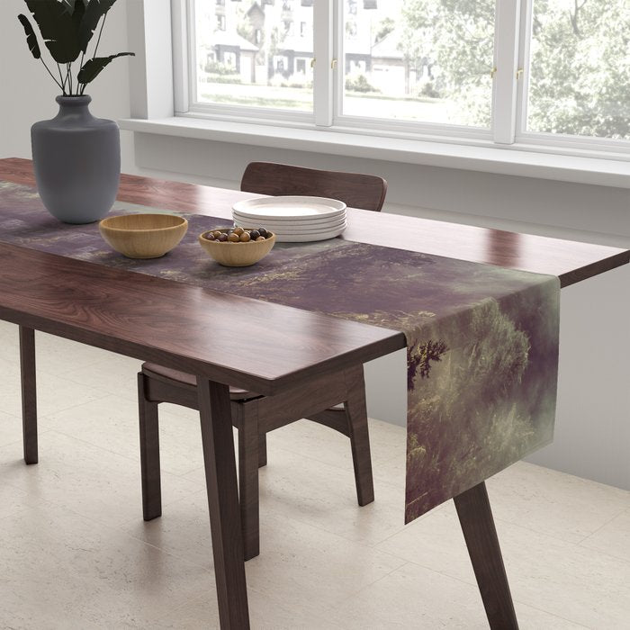 Weekend Escape - Forest Nature Photography Table Runner Gallery Image 2