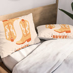 Howdy Cowboy Boots Pillow Sham Gallery Image 2