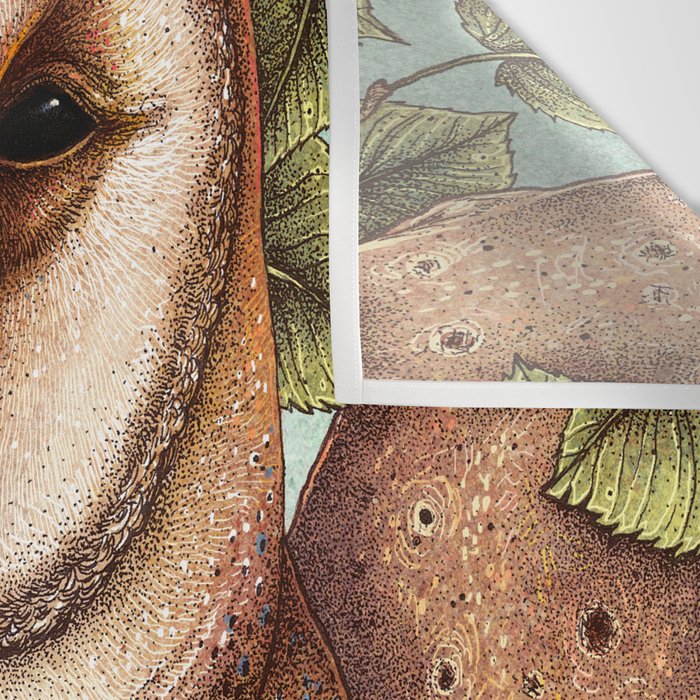 Spring Barn Owl Wall Tapestry Gallery Image 3