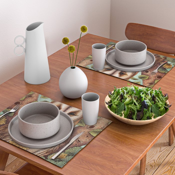 Spring Barn Owl Placemat Gallery Image 2