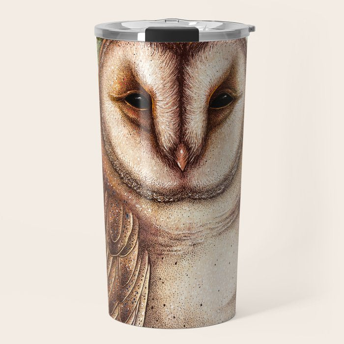 Spring Barn Owl Travel Mug Gallery Image 1