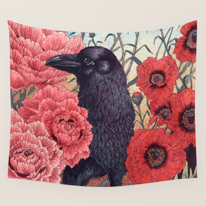 Crow Effigy Wall Tapestry Gallery Image 4