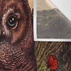 Tawny Owlets Wall Tapestry Gallery Image 3