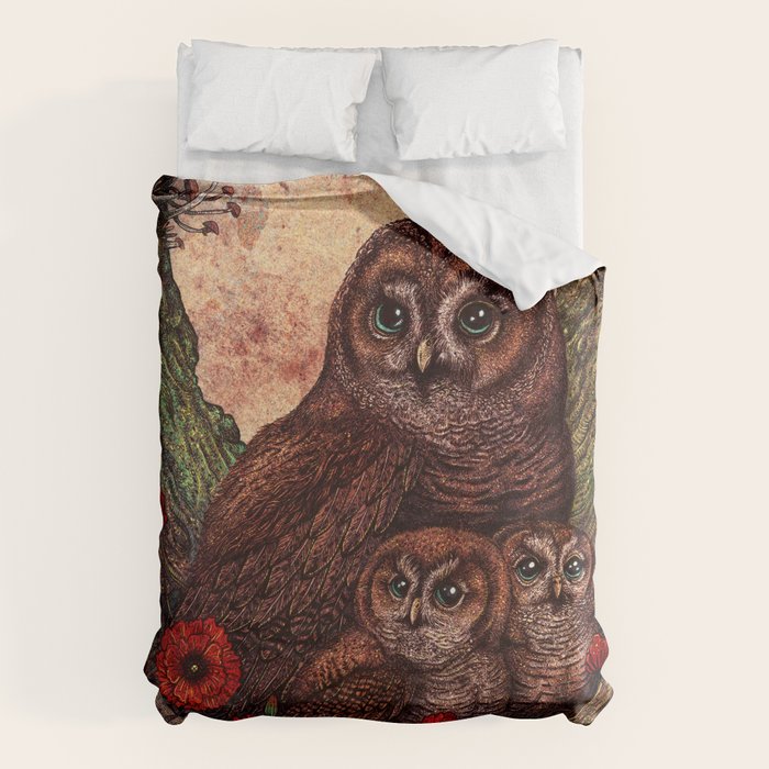 Tawny Owlets Duvet Cover Gallery Image 6