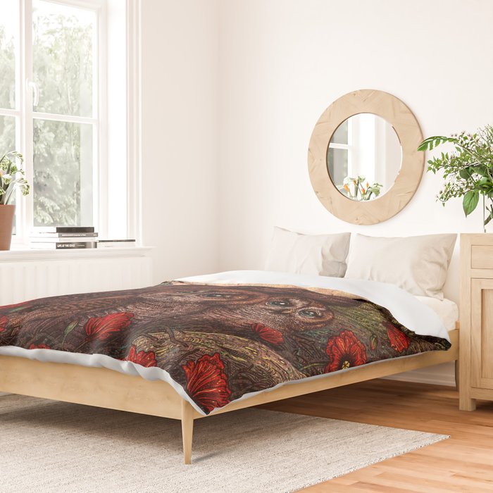 Tawny Owlets Duvet Cover Gallery Image 2