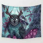 Night Owl Wall Tapestry Gallery Image 4
