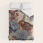Bird Blue Roses Comforter Gallery Image 6