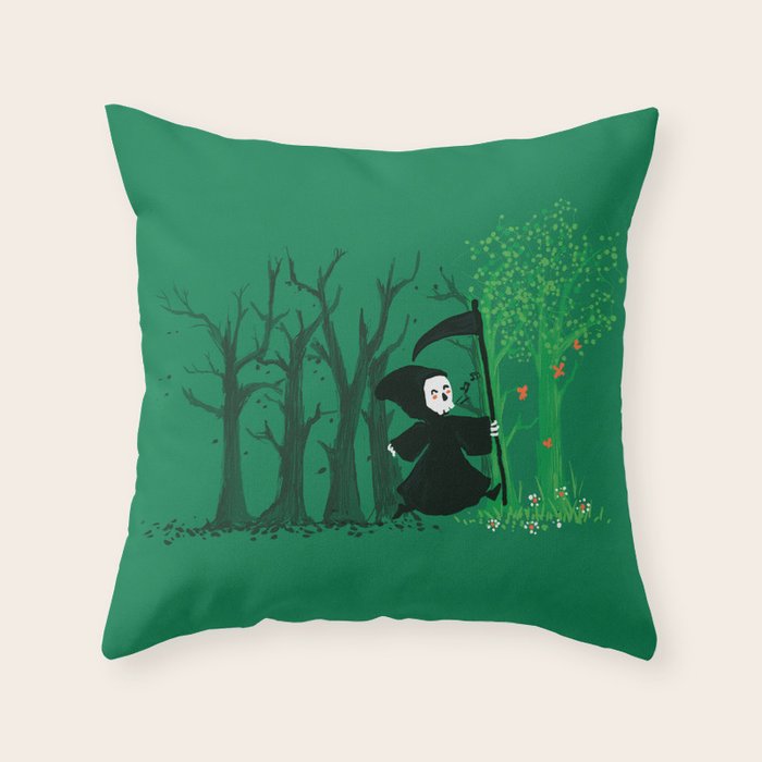 The hills WERE alive Throw Pillow Gallery Image 1