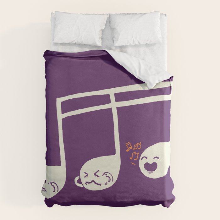 Sounds O.K. (off key) Duvet Cover Gallery Image 1