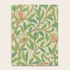 William Morris Bird & Pomegranate Bayleaf and Cream Notebook Gallery Image 4