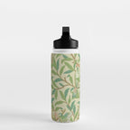 William Morris Bird & Pomegranate Bayleaf and Cream Water Bottle Gallery Image 3