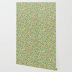 William Morris Bird & Pomegranate Bayleaf and Cream Wallpaper Gallery Image 2