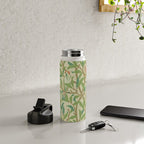 William Morris Bird & Pomegranate Bayleaf and Cream Water Bottle Gallery Image 4